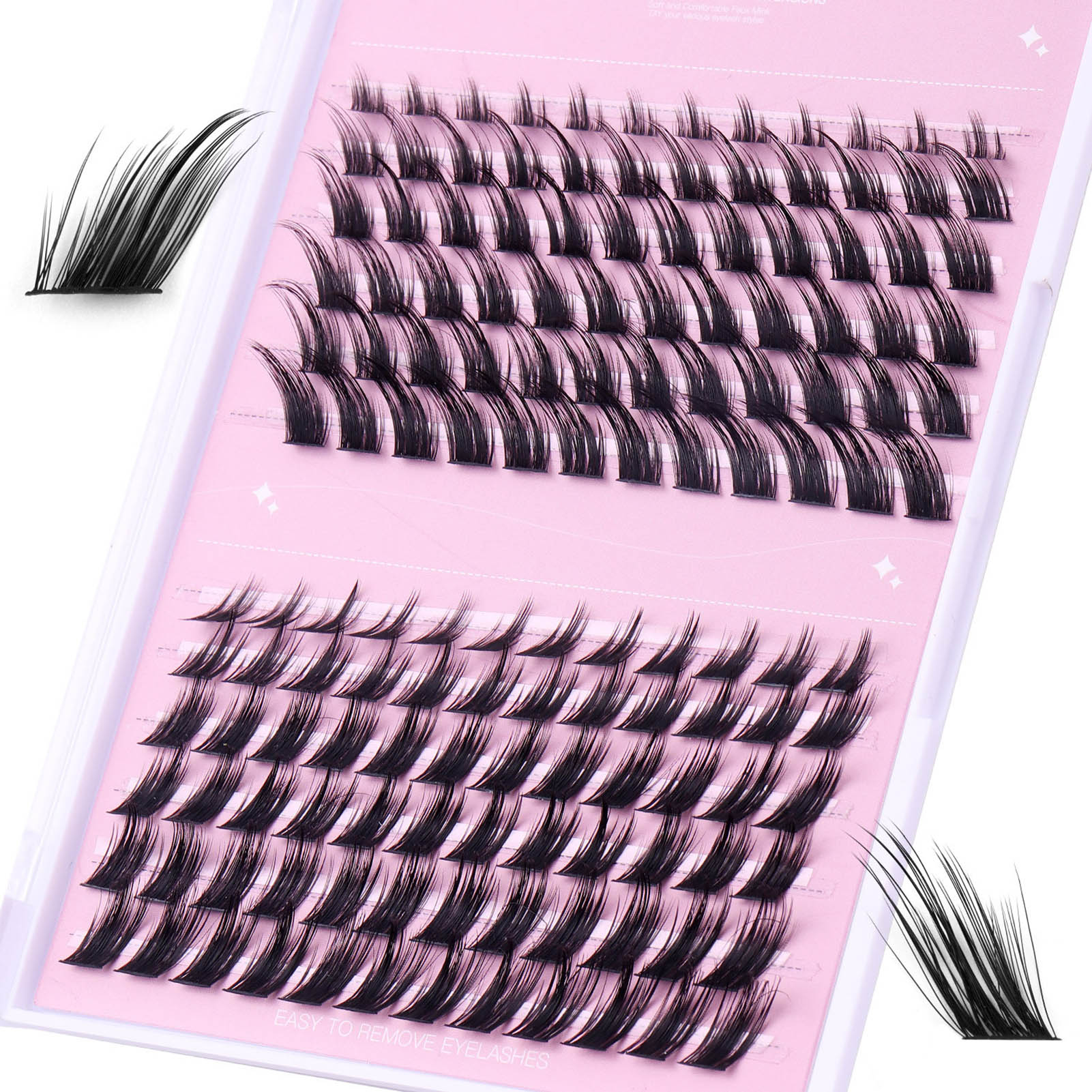 Eyelash Extension Fox Eye - 8-16mm Doğal kirpikler Eğik Uçan Tilki