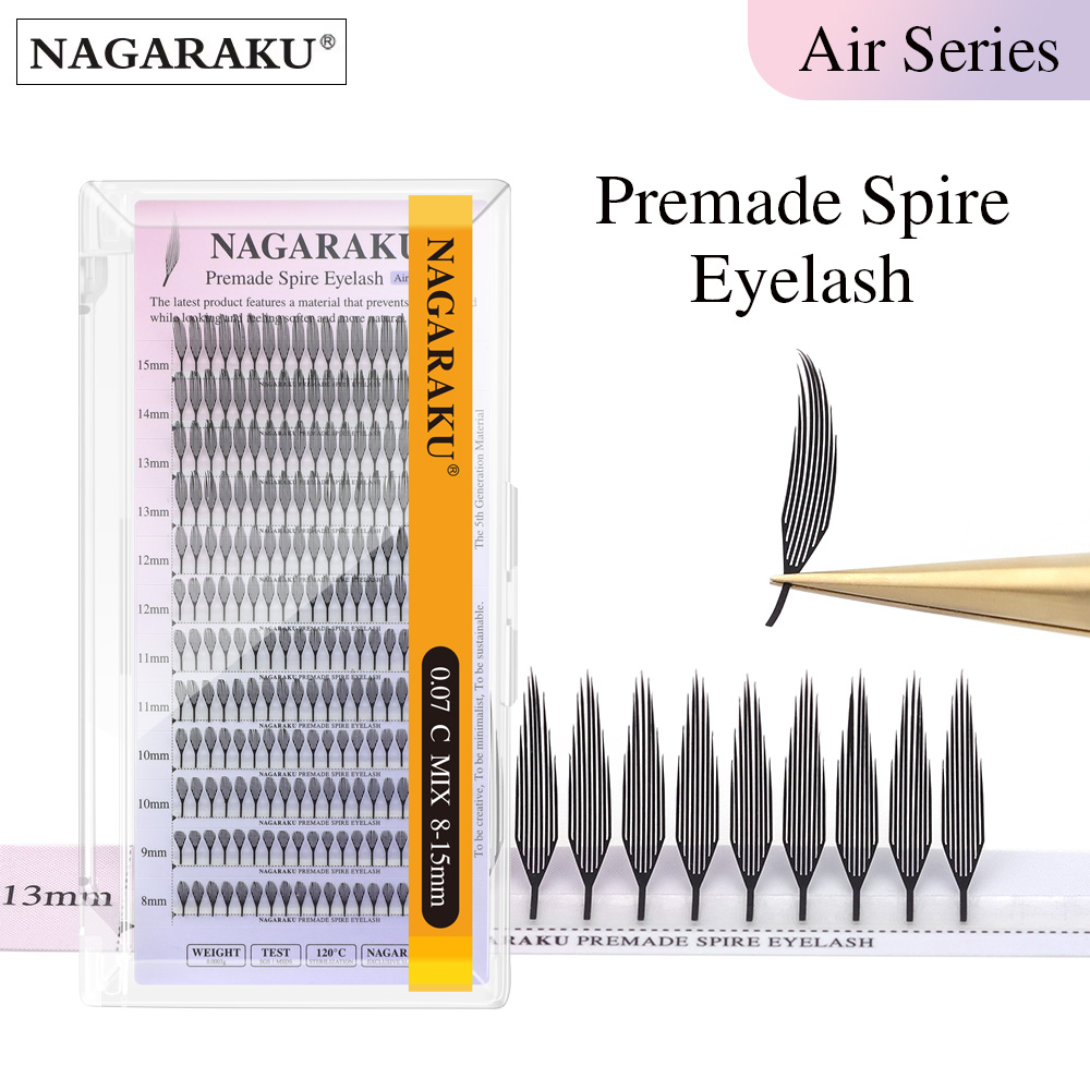 Eyelash Extension Course - NAGARAKU Premade Spire Kirpik Anime Etkisi
