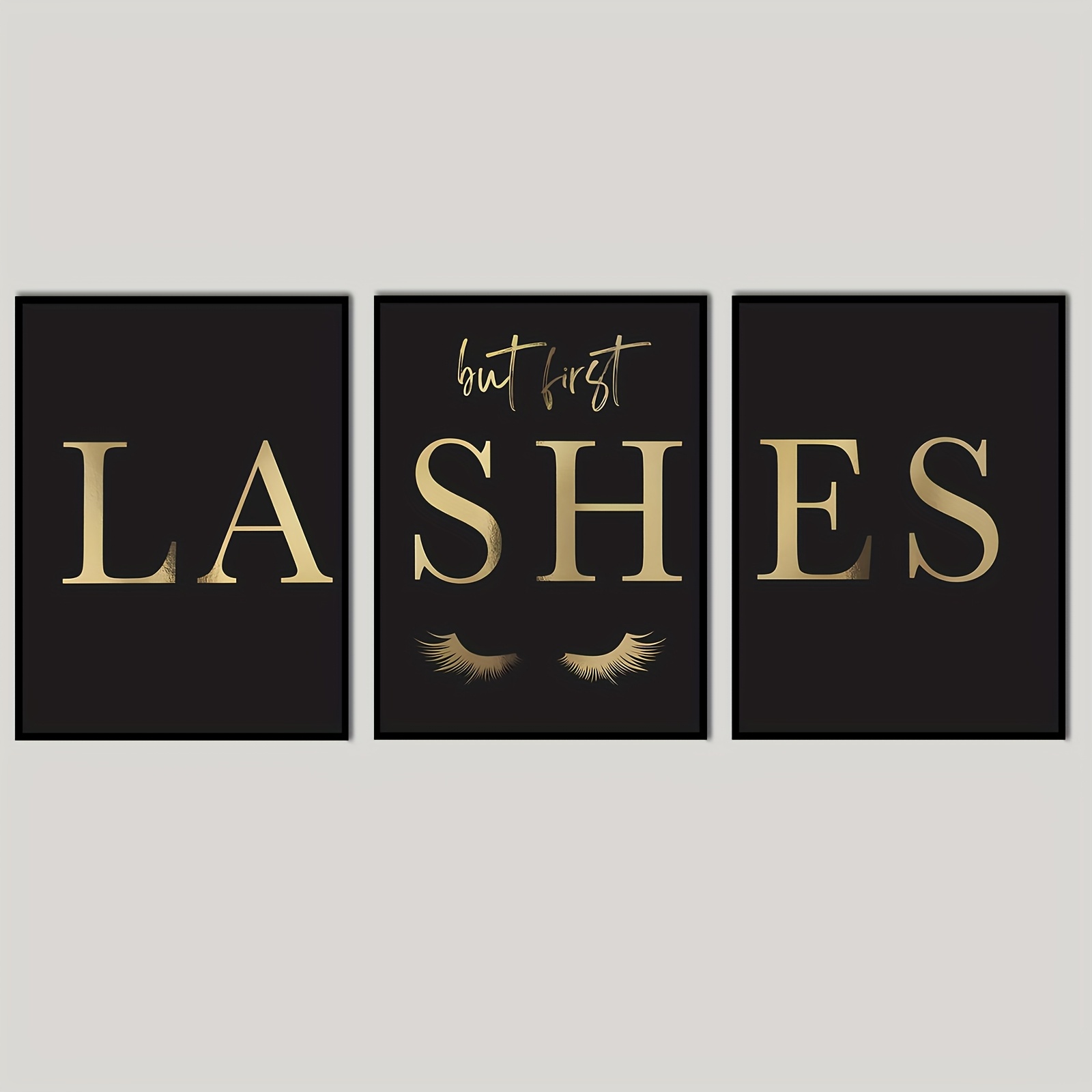 Lashes Eyelash Extension - （Noframe 3PCS）-3 adet But First Lashes