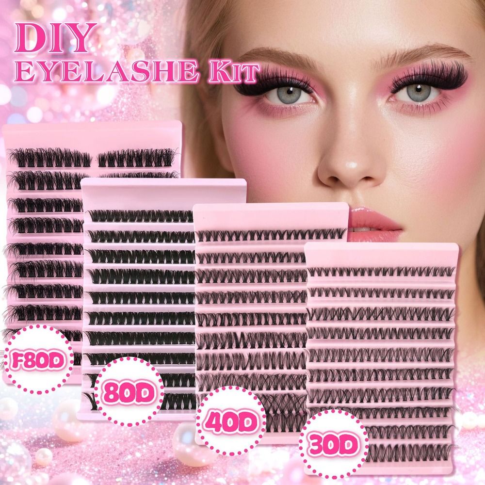Eyelash Extension Natural - Doğal Görünümlü Takma Kirpikler, Sık ve