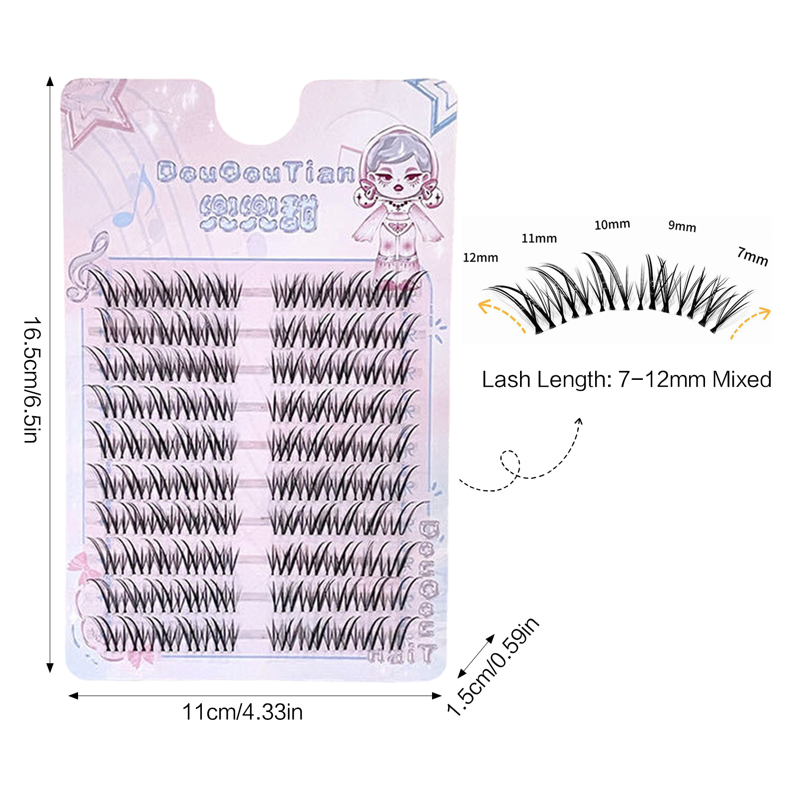 Tilki Tarzı Takma Kirpikler 7- - Eyelash Extension Fox Eye incelemesi ve fiyatı