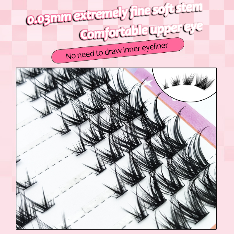 Fox False Eyelashes 1 box 80 B - Eyelash Extension Fox Eye incelemesi ve fiyatı