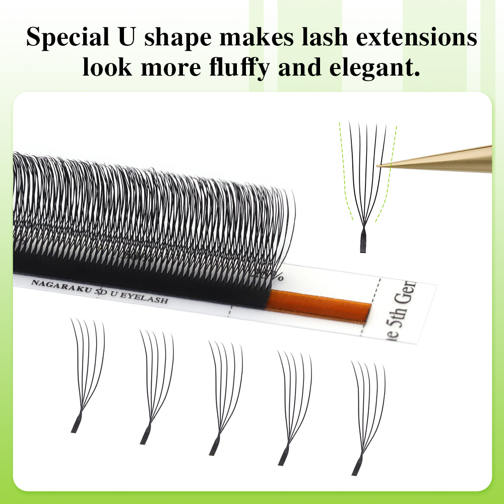 NAGARAKU U Şekli 3D/4D/5D Yumu - Eyelash Extension Course incelemesi ve fiyatı