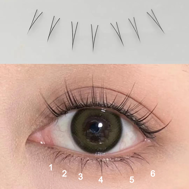 J Curl V Şekli Kirpik Altında  - Eyelash Extension Fox Eye incelemesi ve fiyatı