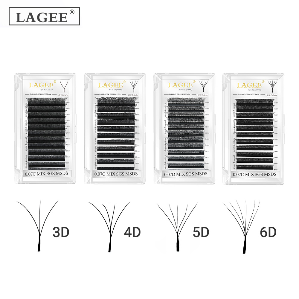 LAGEE 3D 4D 5D 6D W Şekli Kirp - Eyelash Extension Course incelemesi ve fiyatı